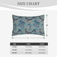 thumbnail image 6 of Bixox Underwater Animals and Flowers Printed Pillow Protector,Super Soft Ideal for Home,Guests,Rentals - 16"x24", 6 of 8