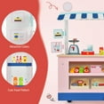 Costway Kids Snacks & Sweets PRETEND Food Cart Toy Play Set with 30 PCS