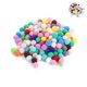 thumbnail image 3 of Accesorios para bolas de pelo diy-bola de pelo elástica alta de poliéster de 1cm-34 # color mezclado Ormromra MZQ-0912-1, 3 of 8
