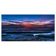 thumbnail image 2 of Exotic Dark Blue Coquina Dawn - Beach Photo Canvas Print, 2 of 3