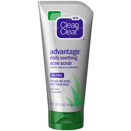 Johnson & Johnson Clean & Clear Advantage Acne Scrub, 5 oz - Walmart.com