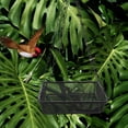 thumbnail image 4 of YOSADIER Weather Resistant Iron Hanging Bird Feeder with Single Layer Mesh Tray for Outdoors, 4 of 7