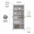 thumbnail image 3 of Key West Bathroom Storage Cabinet with Doors in Pure White Oak - Engineered Wood, 3 of 6