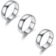 thumbnail image 2 of Anillos de oro para mujer Anillos chapados en oro de 14 quilates que no se deslustran Anillos apilables Anillos de banda de acero inoxidable Anillos de nudillos de oro para regalos de cumpleaños Be Ki, 2 of 5