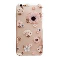 thumbnail image 1 of Funda suave para iPhone con diseño floral en tonos rosados, compatible con modelos XS Max, 11 Pro y 11 Pro Max, resistente y antideslizante., 1 of 7