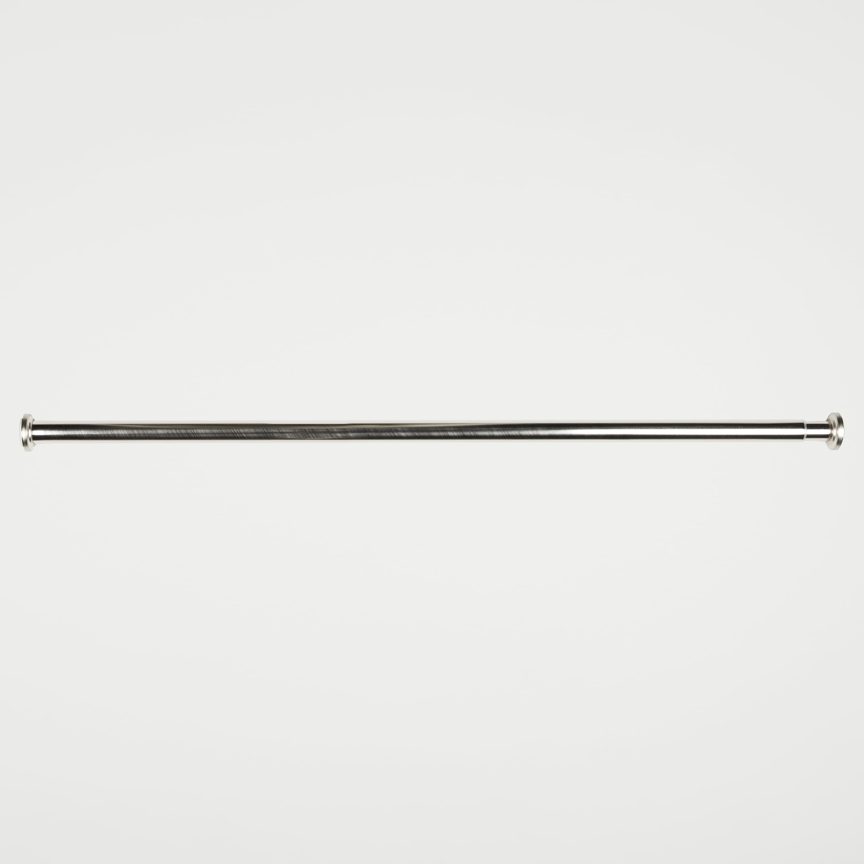 Exclusive Home 1.5 in and 1.5 in Silver Adjustable Tension Rod, 24 in - 40 in