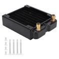 thumbnail image 1 of Radiador de refrigeración por agua, fila fría líquida de cobre para sistema de refrigeración por agua de CPU (TSRP B80), 1 of 11