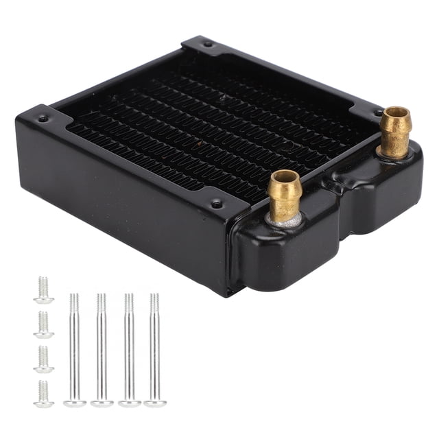 Radiador de refrigeración por agua, fila fría líquida de cobre para sistema de refrigeración por agua de CPU (TSRP B80)