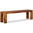 thumbnail image 3 of vidaXL Bench Solid Wood 43.3"x13.8"x17.7", 3 of 18