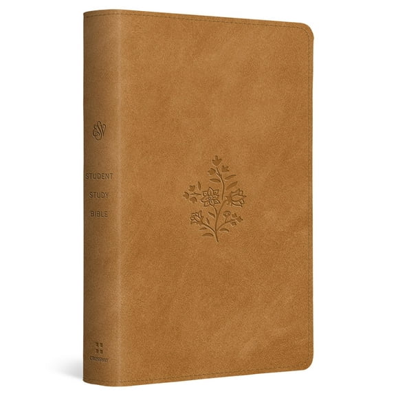 ESV Student Study Bible (Trutone, Nubuck Caramel, Wildflower Design), (Hardcover)