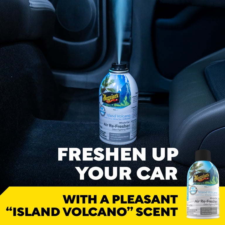 Meguiar's Whole Car Air Re-Fresher Island Volcano Scent 2oz