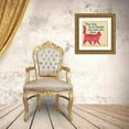 thumbnail image 3 of Brent, Paul 15x15 Gold Ornate Wood Framed with Double Matting Museum Art Print Titled - Patterned Pets Cat III, 3 of 4