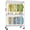 White, variant on P3 Plus Rolling Clothes Rack, Clothing Racks for Hanging Clothes, Heavy Duty Garment Rack with Wheels, Freestanding Portable Closet Rack 45" W x 14" D x 78.5" H, Max Load 480 LBS, Black