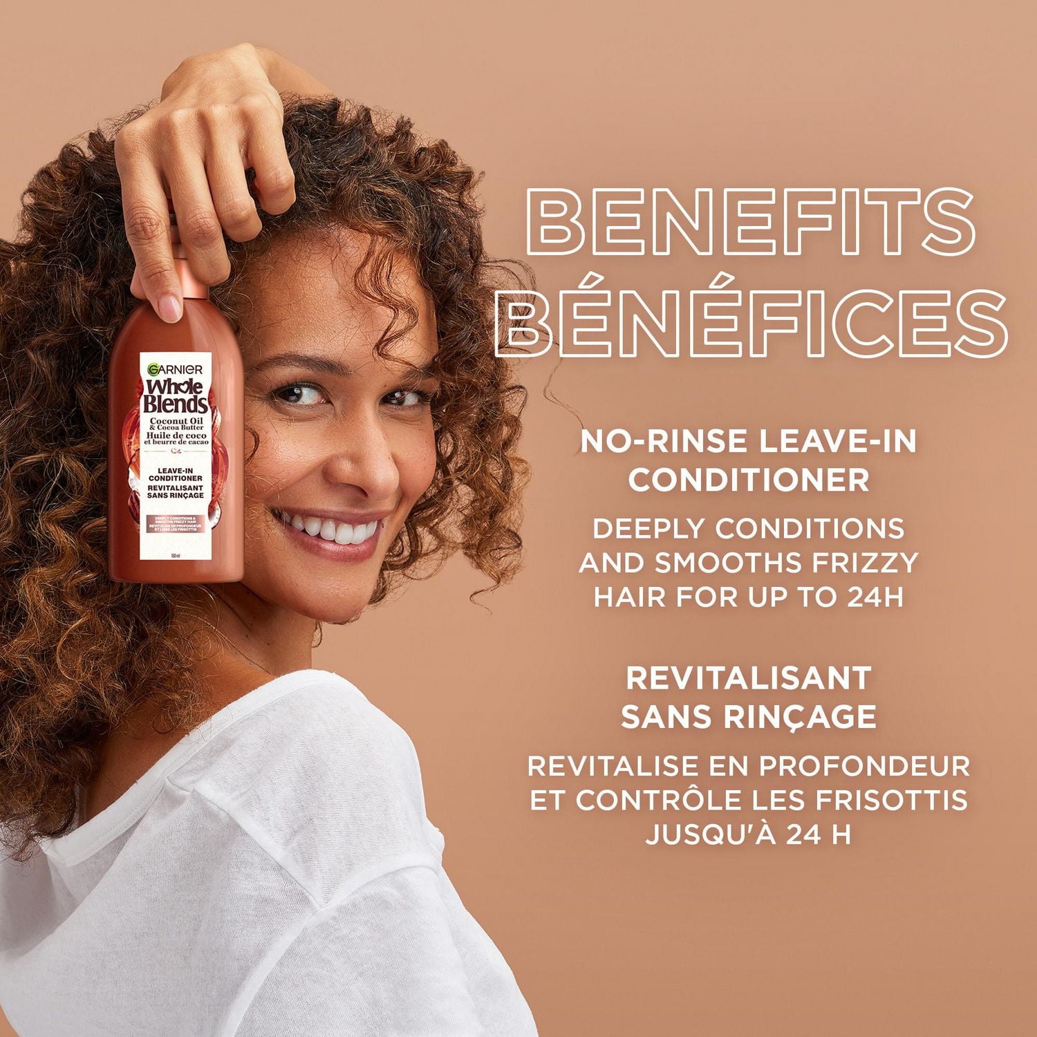 Garnier Whole Blends Coconut Oil & Cocoa Butter Leave-In Treatment