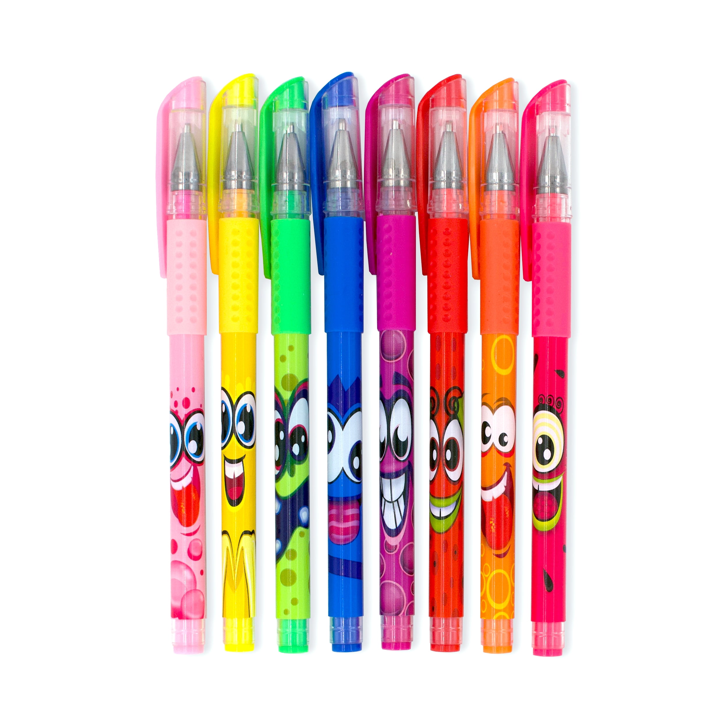 Scentos Fruity Scented Gel Ink Pens for Ages 3+ - Assorted Colorful Pens  for Journaling & Drawing - Glitter 8 Pack
