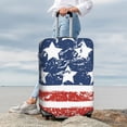 thumbnail image 7 of Hirioo USA Colors Stripes1 for Elasticity Suitcase Cover (No luggage Included) Durable Luggage Protector Fits 18-32 Inch Luggage-Medium, 7 of 7