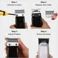 thumbnail image 4 of 2 Sets Professional Replacement Clipper Blades, 2 Holes Adjustable Hair Clippers Parts Blades Compatible With Cordless Magic #8148, Cordless Designer #8591, Cordless Senior #8504, 4 of 6