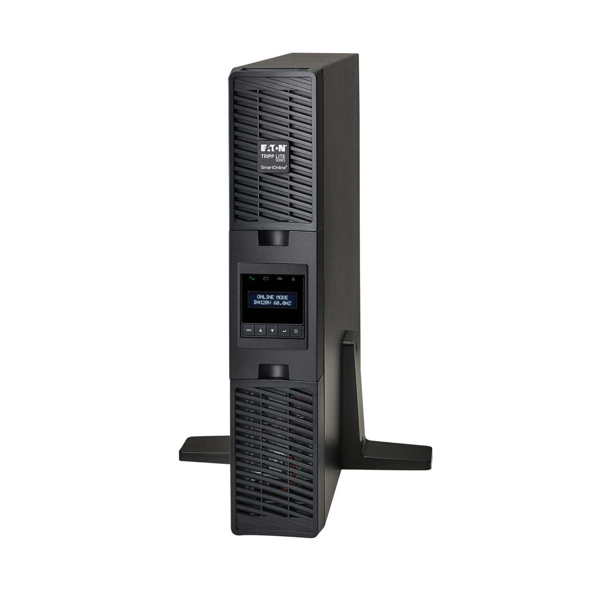Tripp Lite 1500VA Smart Online UPS Battery Backup, 1300W Double Conversion, 2U Rackmount, LCD, USB, DB9, Extended Run Option (SU1500RTXLCD2U)