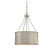 Rochester 4-Light Pendant in Silver Patina