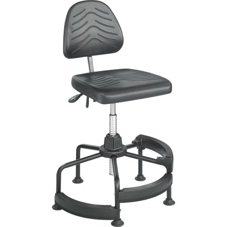 Safco Task Master Polyurethane Industrial/Shop Chair Black 5120