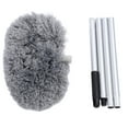 thumbnail image 2 of Ceiling Fan Duster with Extension Pole, 360 Degree Rotation Extra Long Round Duster Washable Cobweb Brush for Outdoor Indoor Cleaning, 2 of 7