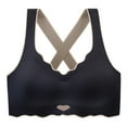 thumbnail image 4 of Everyday Bras for Women Sports Bras for Women Non Removable Pads Running Sports Bras Low Support Sports Bras for Women Sports Bras Women Womens Bras Comfortable Support Running Bras for Black L, 4 of 4