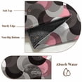 thumbnail image 5 of Pink Black Wavy Large Area Rugs 5x8 ft Medieval Abstract White Grey Pink Black Texture Washable Rug Non Slip Indoor Carpet Absorbent Floor Mat for Living Room Bedroom Dining Room, 5 of 9