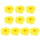thumbnail image 1 of 10 piezas de flores de hibisco, hermosa decoración, cabeza de flor artificial, flores hawaianas para bricolaje, flores para boda, fiesta hawaiana Luau, 1 of 8