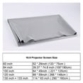 60 100 120 Inch High Brightness Projector Screen Reflective Fabric Cloth Screen Projection