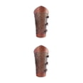 thumbnail image 2 of bedienty Knights Archery Medieval Bracer Arm Armor Cuff Cosplay Horsing Riding Coffee 21.5x14.5cm 2Set, 2 of 6