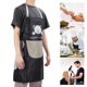 thumbnail image 4 of Manicure, Breathable Waterproof Baking Apron For Baking Shops For Hair Salon For Beauty Salons For BBQ For Nail Salons For Cooking Shops For Home Kitchens ANGGREK AH1414, 4 of 8