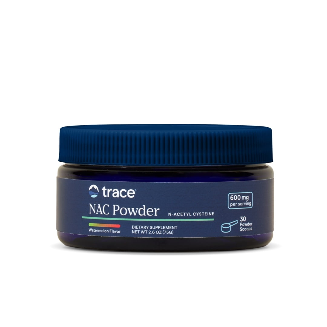 Trace Minerals NAC N-Acetylcysteine Watermelon Powder, 75g Immune Support, Immunity support formula, Watermelon flavor, Sugar free , 75 g per container