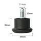 thumbnail image 2 of Reemplazo Glides, ruedas giratorias para sillas de oficina a ruedas estacionarias fijas, bajo, 2 of 9