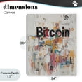 thumbnail image 4 of Stupell Industries Industrial Digital Currency Abstract Collage Canvas Art, 24 x 30, by Svetlana Aleynikova, 4 of 8