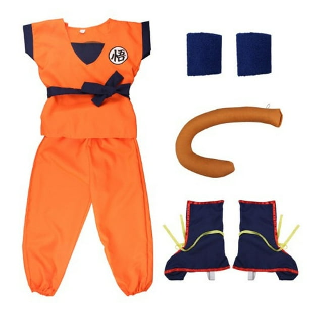 Halloween Cosplay Disfraces Dragon Ball Z Trajes Son Goku Día De Los Niños Carnaval Fiesta Anime Peluca Disfraz Para Adultos