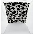 thumbnail image 2 of Black & White Cow Spots Dining Room Chair Back Covers or Seat Covers by Penny's Needful Things (Chair Back Cover Only) (17 W x 16 H CHAIR BACK), 2 of 4