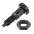 thumbnail image 3 of Push Fit Ball Nose Spring Plunger M12*1.5 Thread Length 0.79" Pin Dia.6mm Carbon Steel Return Knob Plunger Non-Locking, 3 of 5