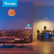 Govee A19 Wi-Fi 1200LM RGBWW LED Smart Light Bulb, Wi-Fi & Bluetooth Light Bulbs, Dimmable, Color Changing, 85W Equivalent Bulbs,4 packs