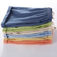 thumbnail image 4 of GYRATEDREAM Toddler Baby Boys Casual Cotton Shorts Kids Soft Breathable Elastic Waist Short Pants with Drawstring Children Solid Color Shorts for 2-11 Years, 4 of 7