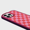 thumbnail image 5 of Caseco Mag-Safe iPhone 13 Pro Max Pink Checkerboard Print Case, 5 of 5