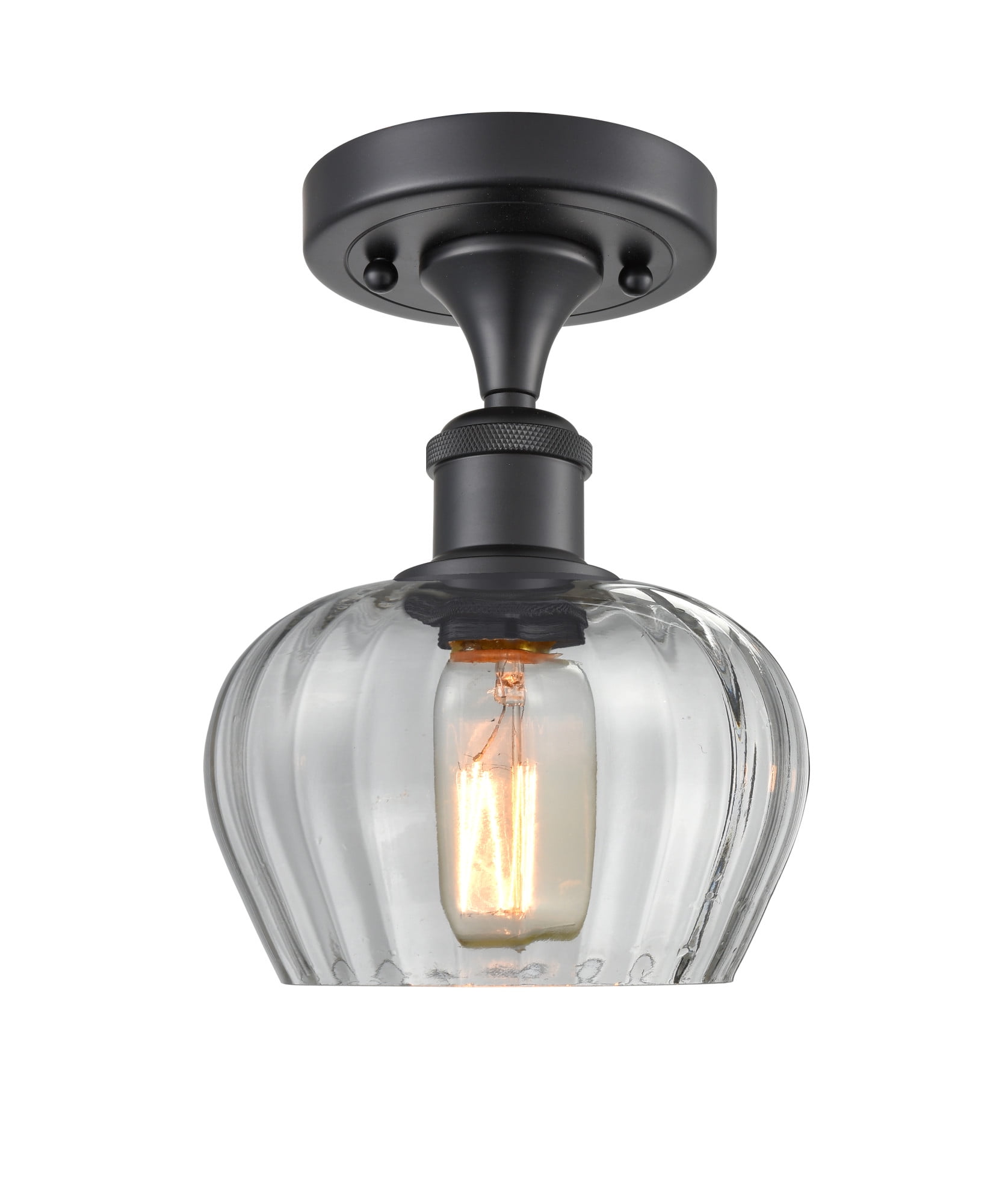 Innovations Lighting 5161C Fenton Fenton 1 Light 7" Wide SemiFlush
