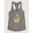 thumbnail image 3 of Gould Birds Of The Tropics Racerback Tank Women -John Gould Designs, Female Large, 3 of 4