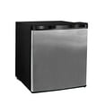 thumbnail image 1 of Stainless Steel Finish 1.1 cu.ft. Compact Mini Upright Freezer with Adjustable Temperature Control, for Home Apartment Office Garage, 1 of 8