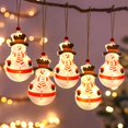 thumbnail image 4 of Decoración navideña Luces LED Muñeco de nieve Calcetines Copo de nieve Luces C Sailing  Electrónica, 4 of 5
