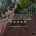 thumbnail image 5 of Ninja Deterrent™ | Fence Spikes Wall Spikes Anti Climb Security Guard| Classic Shinobi Gaeshi H490 Single Bladed 0.5m Black | Bird Spikes, 5 of 7