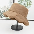 thumbnail image 4 of Women's Faux Fur Bucket Hat Winter Warmer Fisherman Cap, 4 of 7