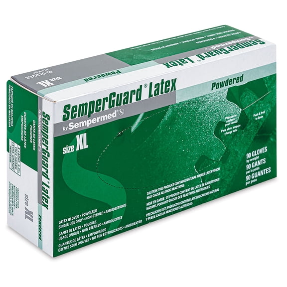 Glove Pack - X-Large, Latex, Powdered, Pkg of 100