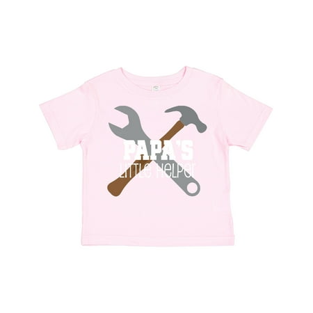 

Inktastic Papa Little Helper Gift Toddler Boy Girl T-Shirt