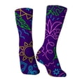 thumbnail image 6 of LSQii Fun Socks for Women Cozy Breathable Printed Cotton Knitted Fashion Novelty Crazy Cool Funky Socks Cute Gifts for Women Girl Carnival Pink, 6 of 7