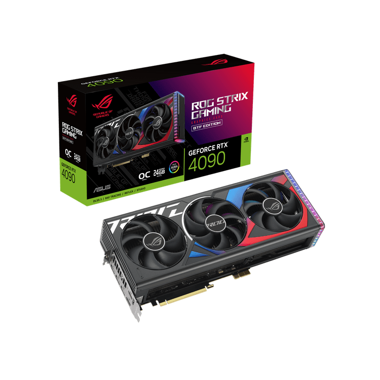 ASUS ROG Strix RTX 4090 BTF OC Gaming GPU, PCIe 4.0, GC-HPWR ASUS ROG Strix RTX 4090 BTF OC Gaming GPU, PCIe 4.0, GC-HPWR